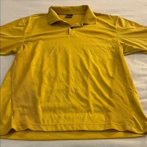Nike Men's Yellow Polo Shirt